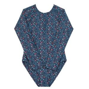 minnow women's midnight vineyard rashguard one piece, size M